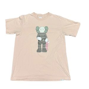 Uniqlo x KAWS “Flayed” pale pink short sleeve tee. Size M. GUC